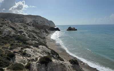 Wycieczka na plażę Skała Afrodyty [35] z Pafos